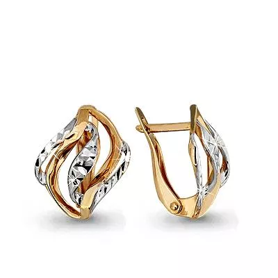 Серьги, артикул LV31535, золото