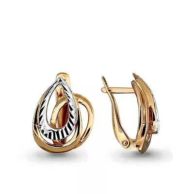 Серьги, артикул LV31530, золото