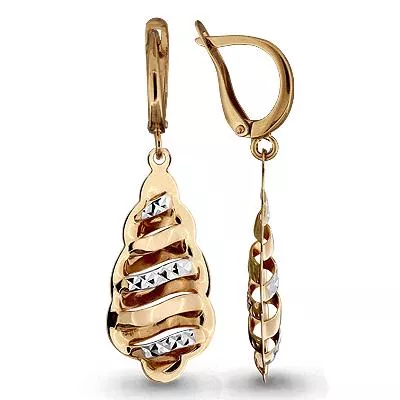 Серьги из золота, артикул LV31351