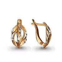 Серьги, артикул LV31237, золото