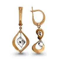 Серьги из золота, артикул LV31233