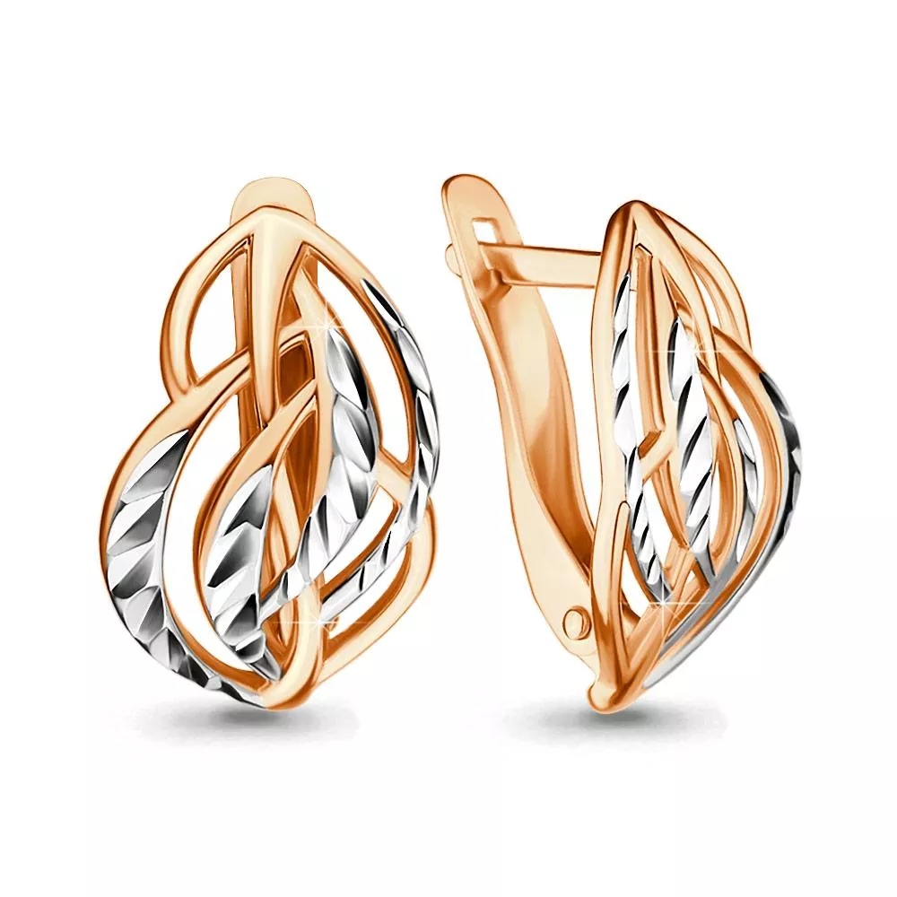 Серьги из золота, артикул LV31166