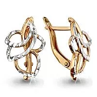 Серьги из золота, артикул LV31066