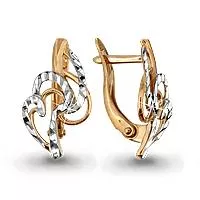 Серьги, артикул LV31064, золото