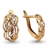 Серьги, артикул LV31005, золото