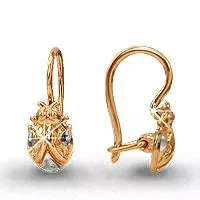 Серьги, золото, артикул LV30910