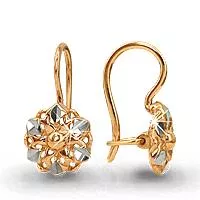 Серьги, артикул LV30908, золото