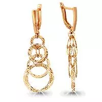 Серьги из золота, артикул LV30890