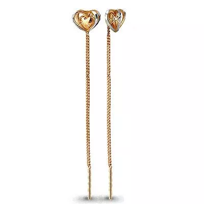 Серьги, артикул LV30810, золото