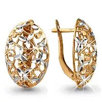 Серьги, артикул LV30772, золото