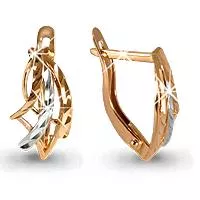 Серьги, артикул LV30638, золото