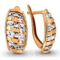 Серьги из золота, артикул LV30627