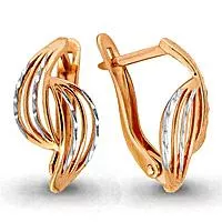 Серьги из золота, артикул LV30620