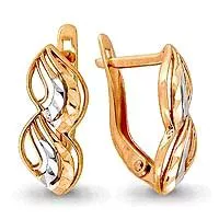 Серьги, артикул LV30614, золото