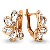 Серьги из золота, артикул LV30613