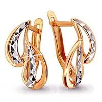 Серьги, артикул LV30607, золото