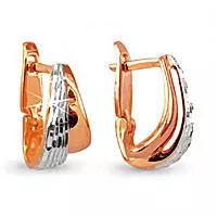 Серьги из золота, артикул LV30257