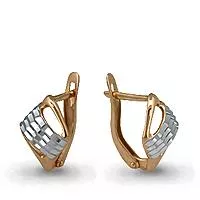 Серьги, золото, артикул LV30250