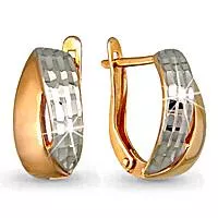 Серьги, золото, артикул LV30243