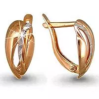 Серьги, артикул LV30114, золото