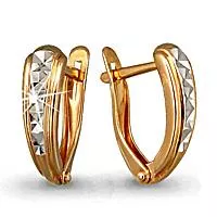 Серьги, артикул LV30104, золото