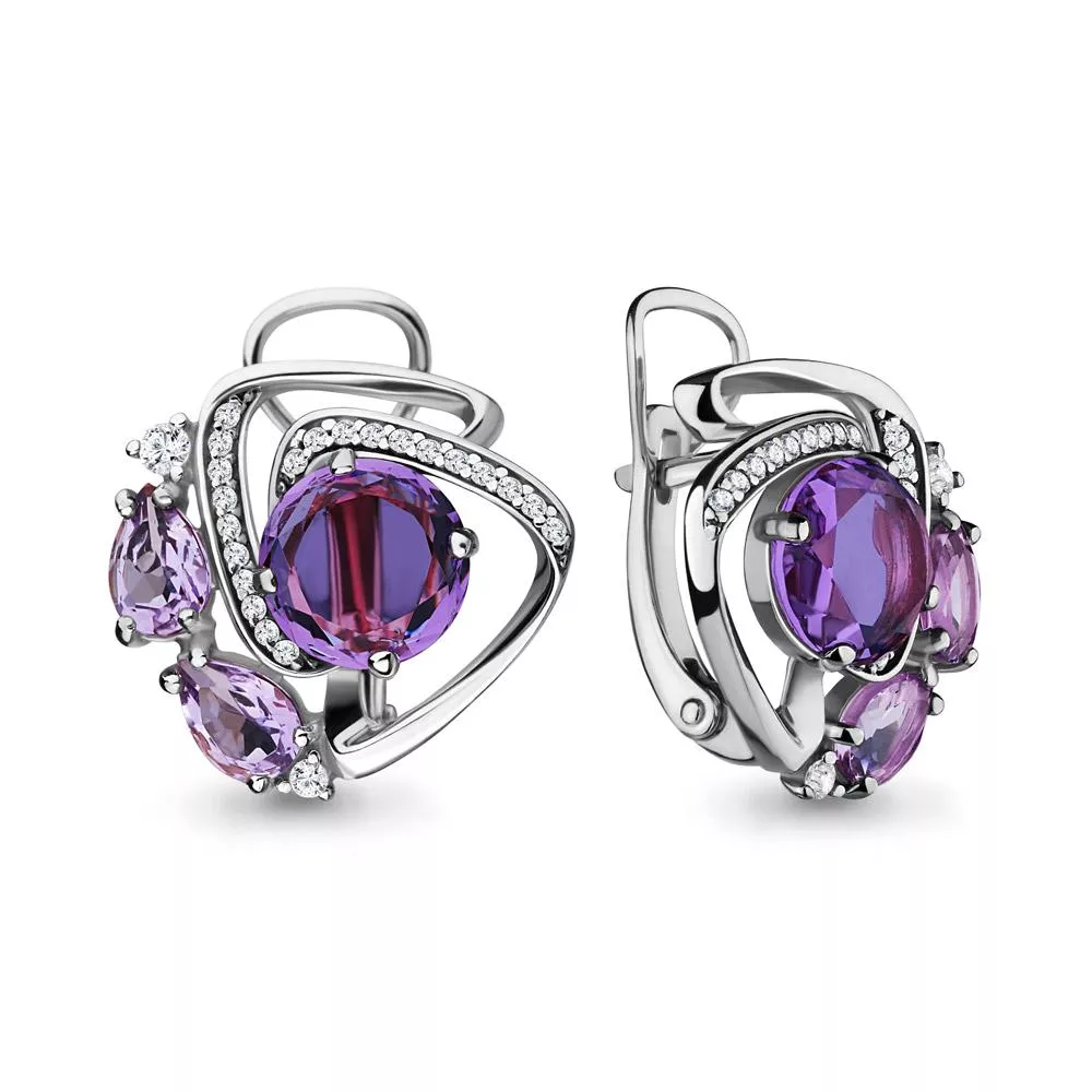 Серьги из серебра, артикул LV4709081А