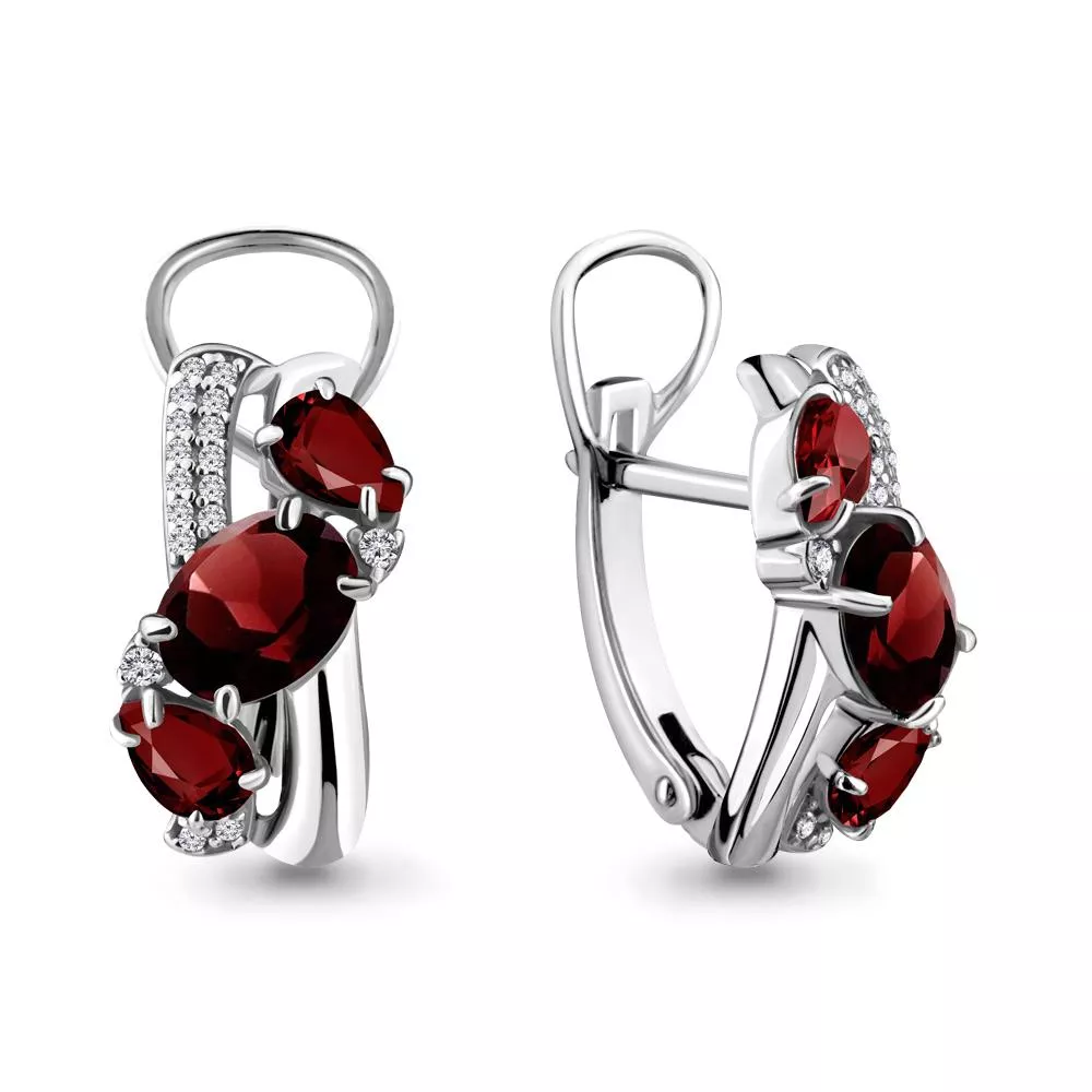 Серьги, артикул LV4708203А, серебро