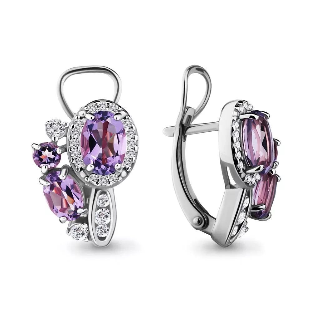 Серьги из серебра, артикул LV4707904А