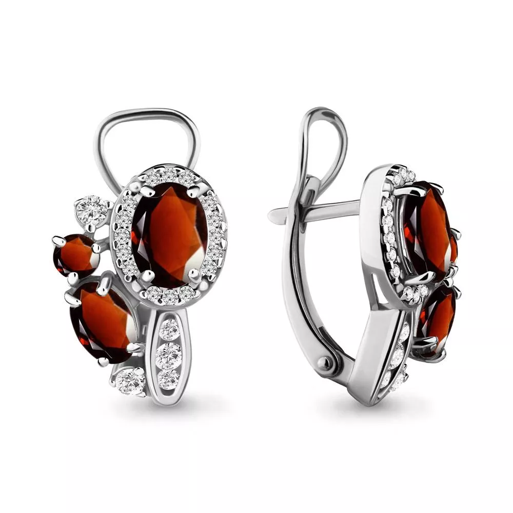 Серьги, артикул LV4707903А, серебро