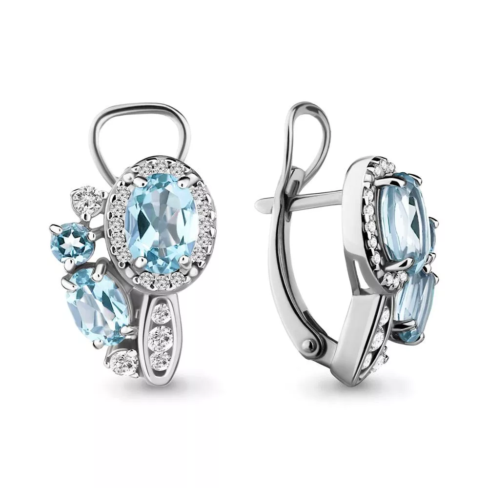 Серьги из серебра, артикул LV4707902А