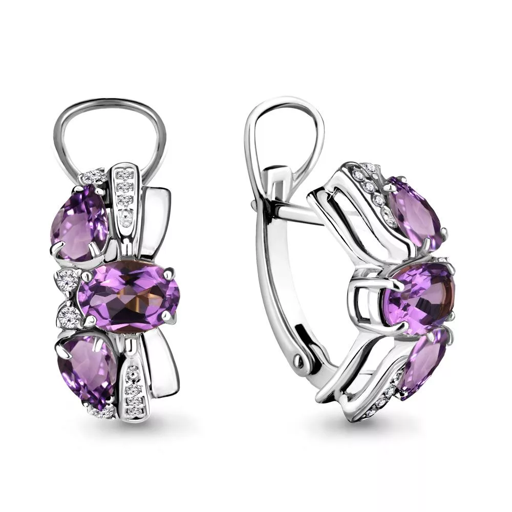 Серьги, артикул LV4707804А, серебро