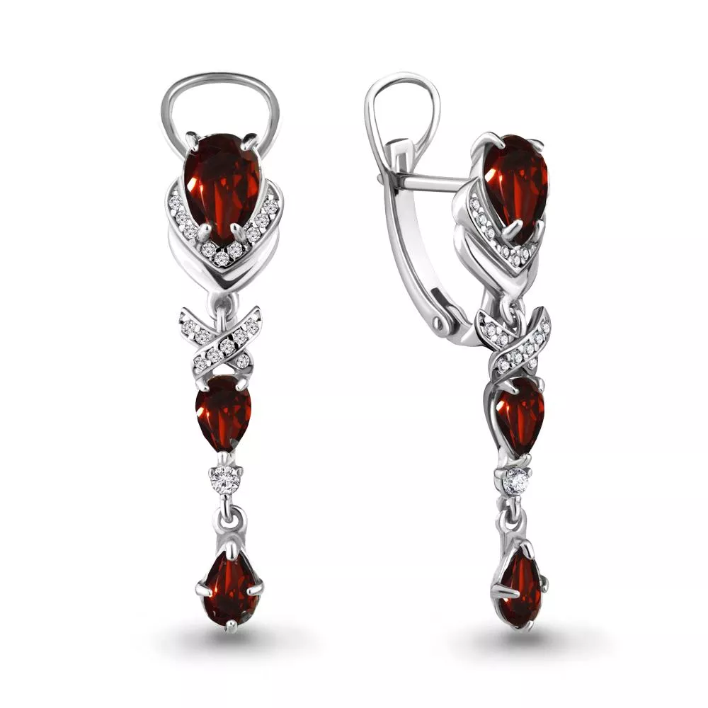 Серьги из серебра, артикул LV4707503А