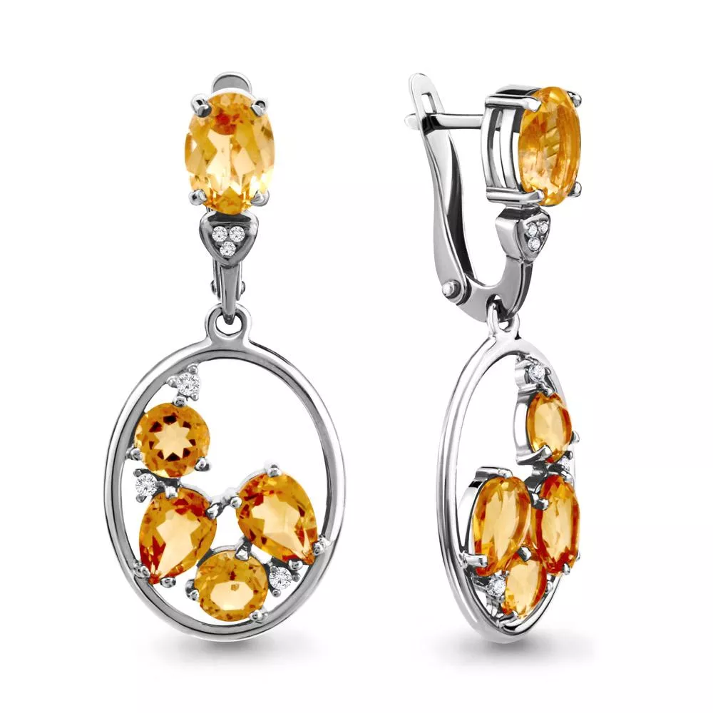 Серьги, артикул LV4707106А, серебро