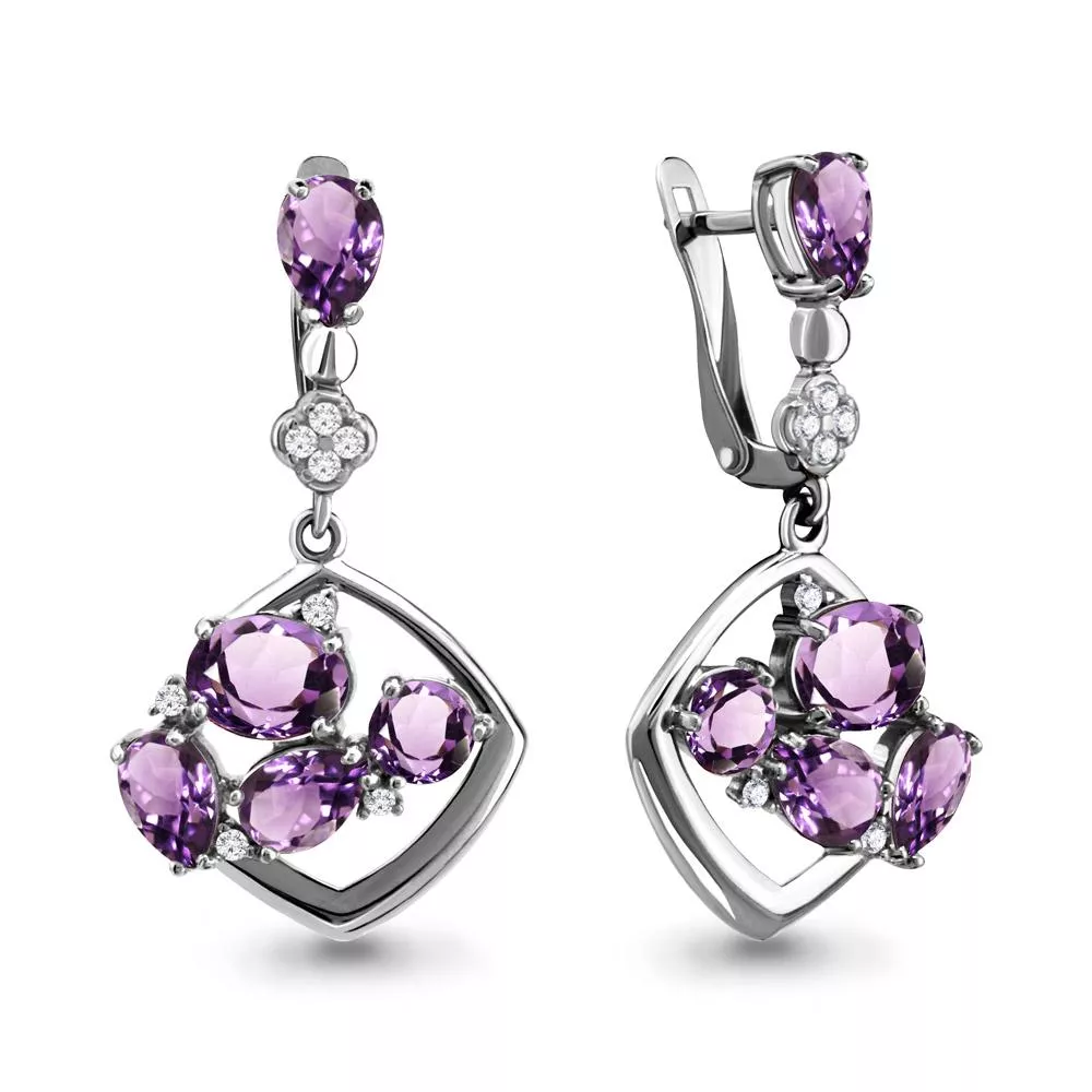 Серьги, артикул LV4706904А, серебро