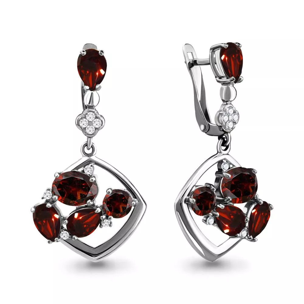 Серьги из серебра, артикул LV4706903А