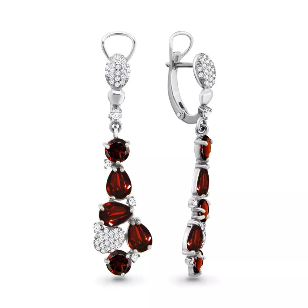 Серьги из серебра, артикул LV4706603А