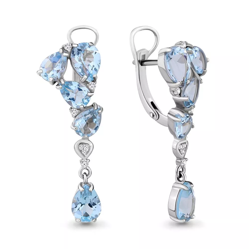 Серьги, артикул LV4706502А, серебро