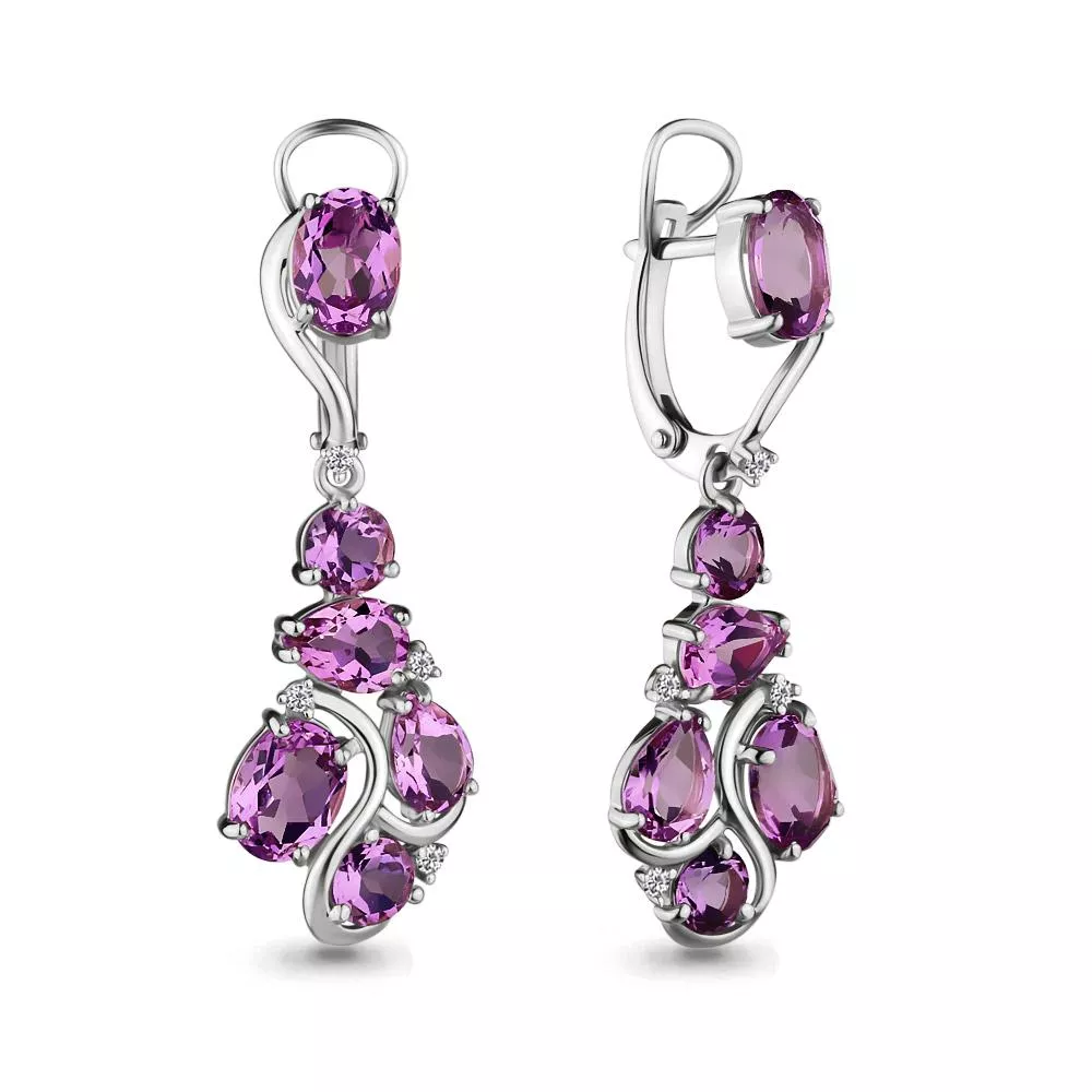 Серьги, серебро, артикул LV4706104