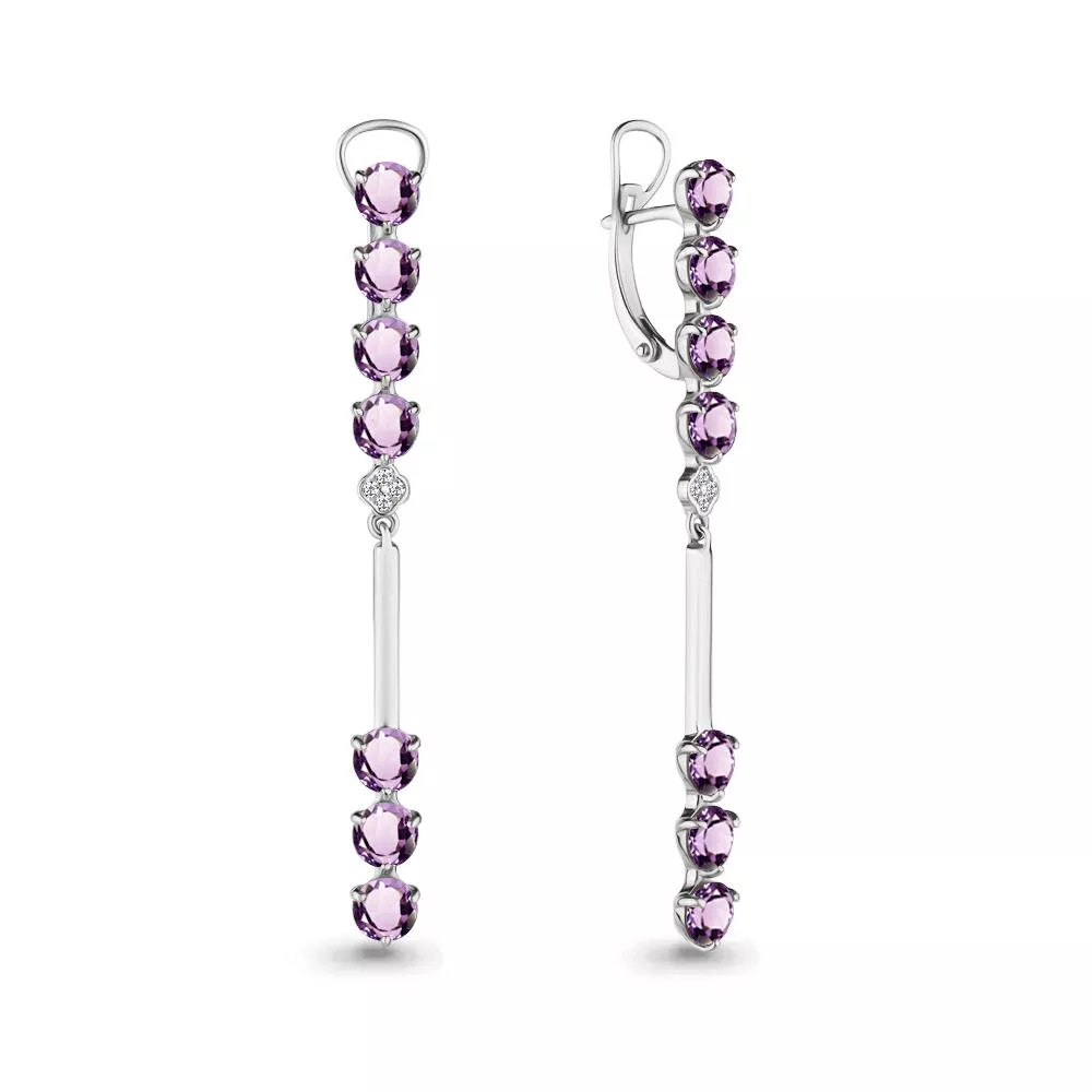 Серьги, артикул LV4706004А, серебро