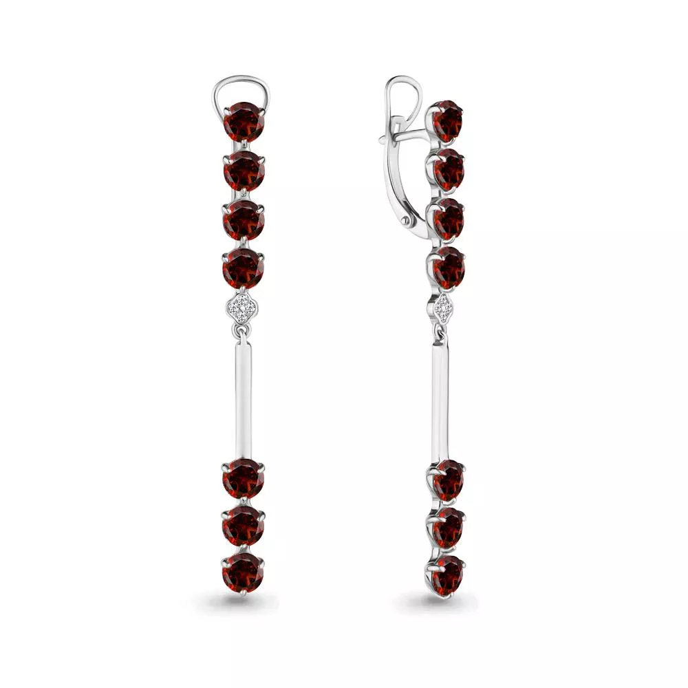 Серьги из серебра, артикул LV4706003А