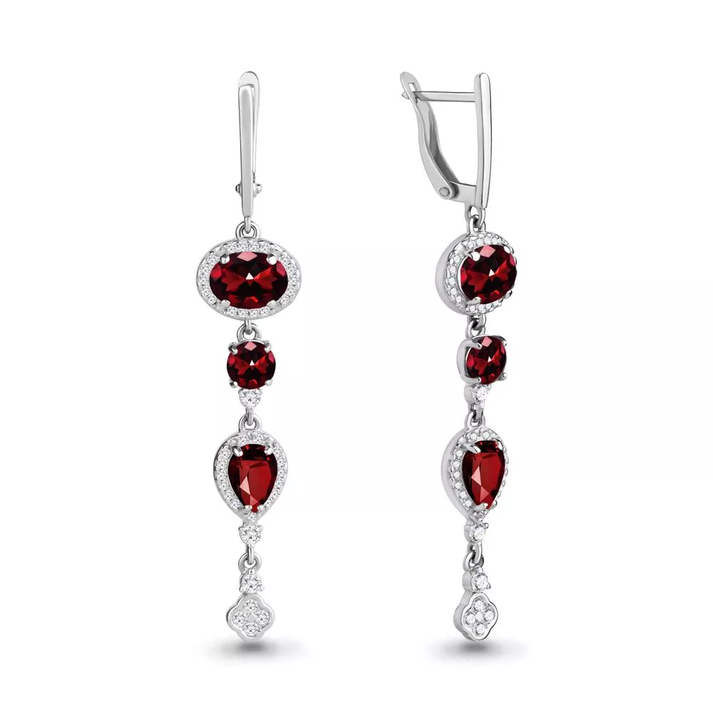 Серьги, артикул LV4705803А, серебро