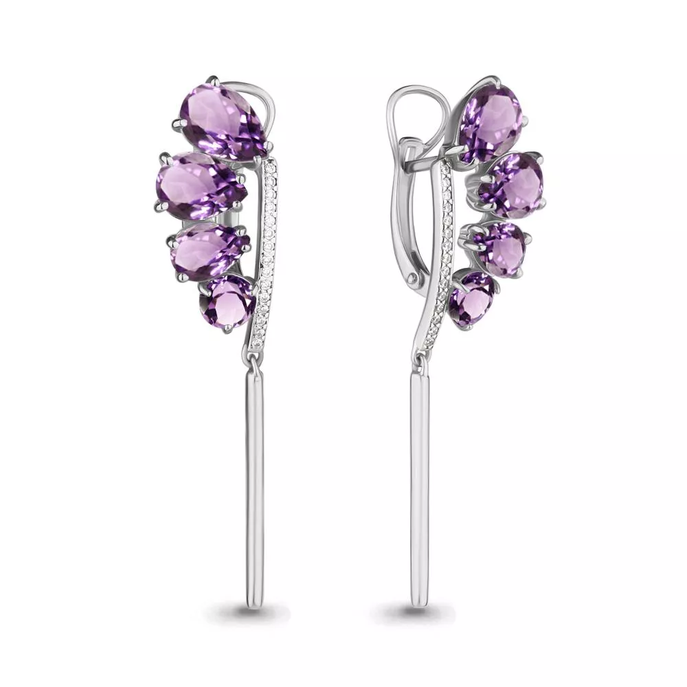 Серьги, артикул LV4705604А, серебро