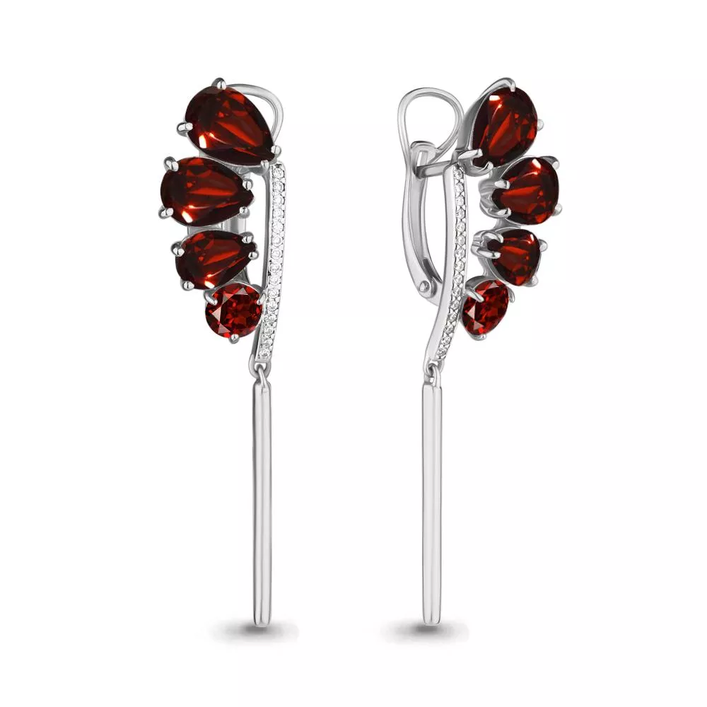 Серьги из серебра, артикул LV4705603А