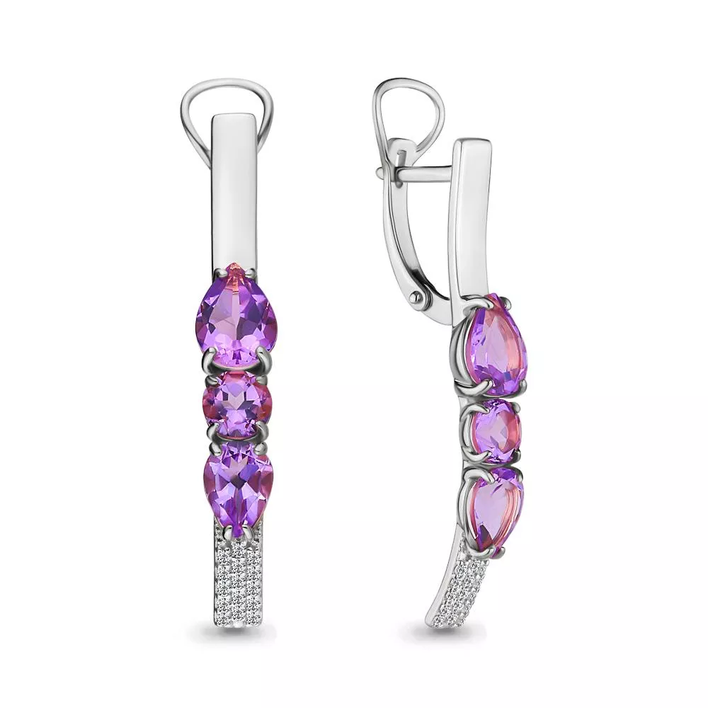 Серьги, артикул LV4705504А, серебро