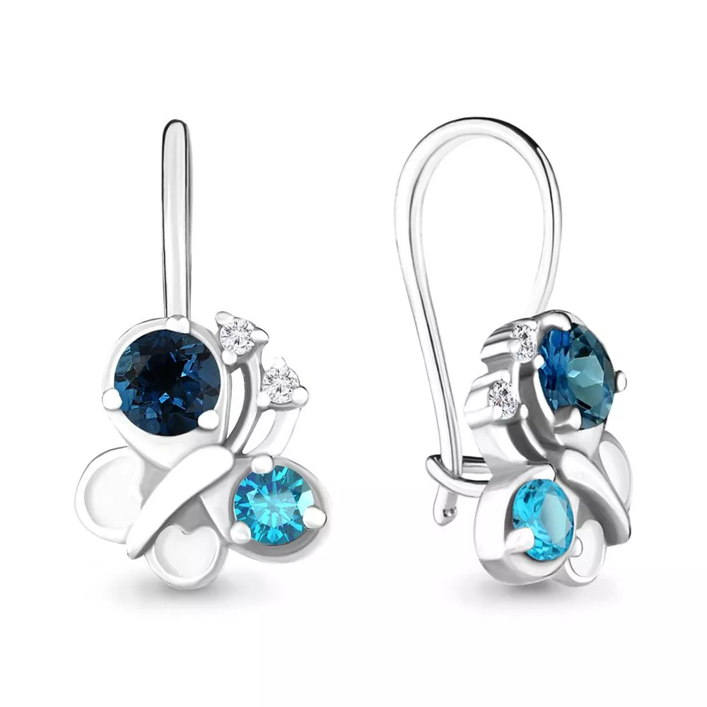 Серьги, серебро, артикул LV4704062А