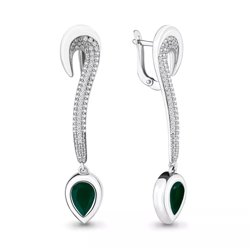 Серьги из серебра, артикул LV4703909А