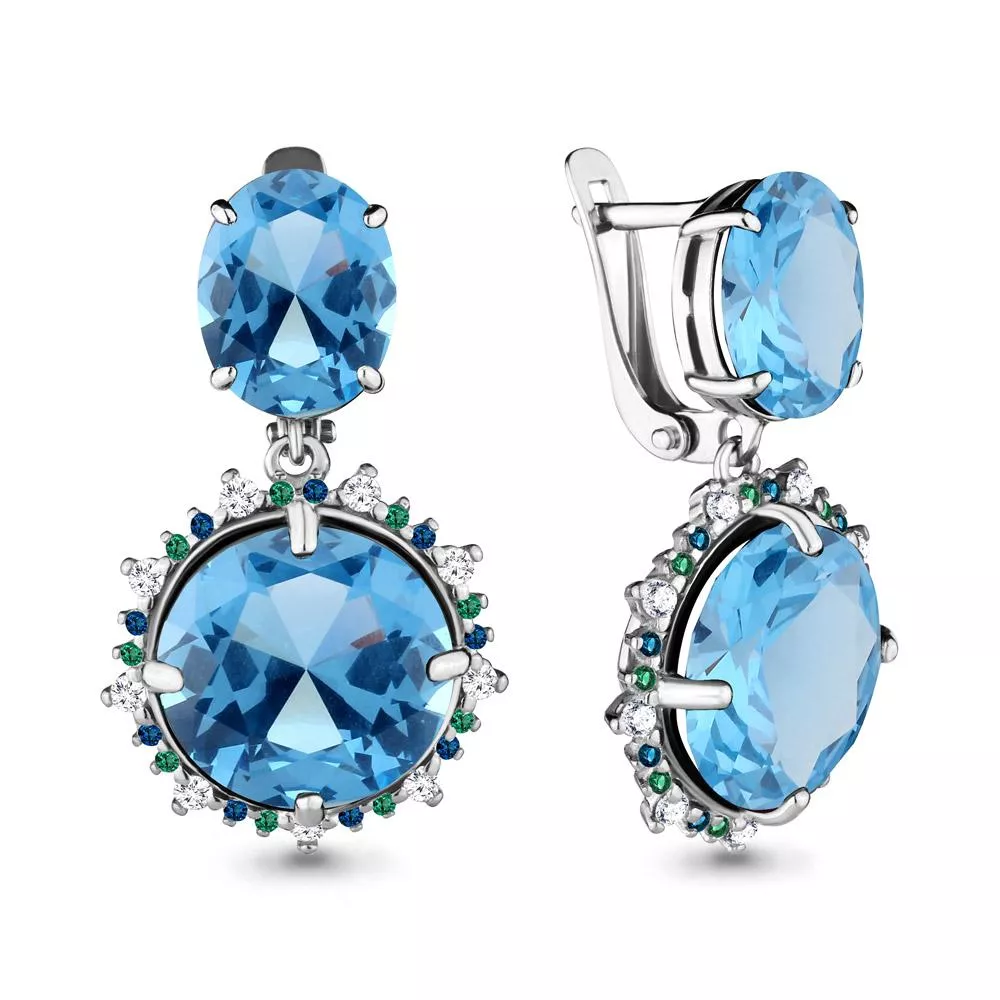 Серьги, артикул LV4703692БГ, серебро