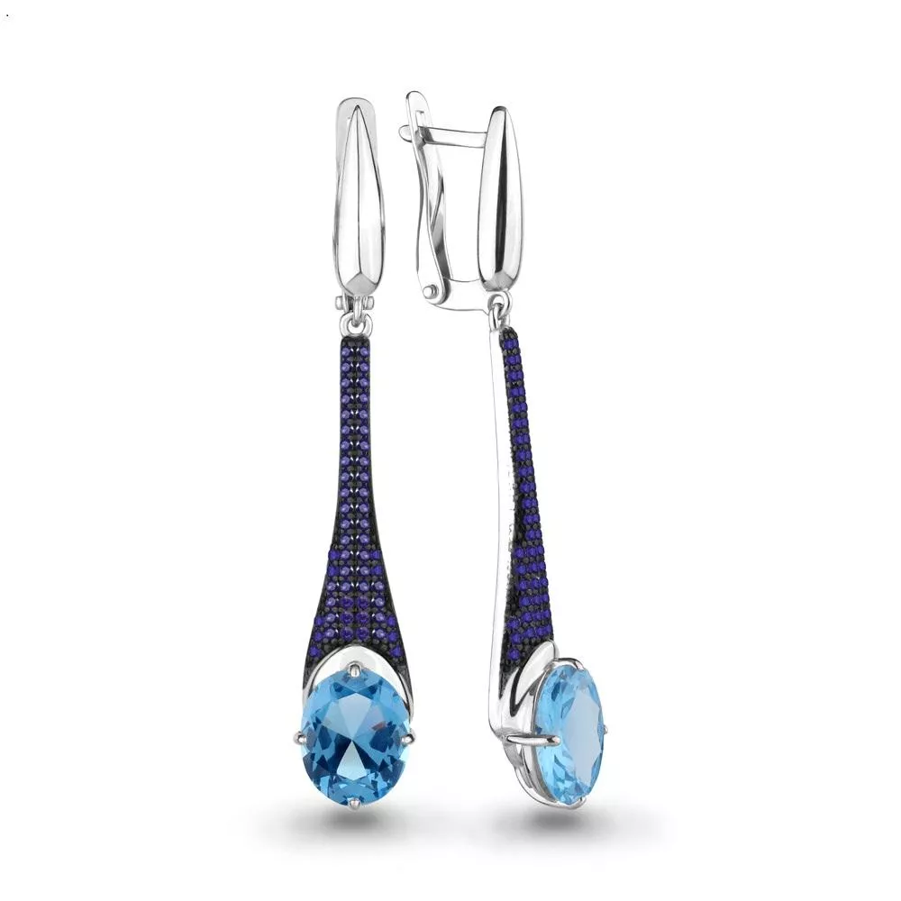 Серьги, серебро, артикул LV4702592Б