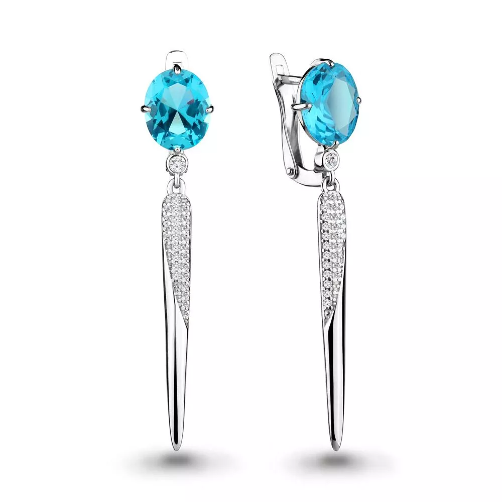 Серьги, артикул LV4702492А, серебро