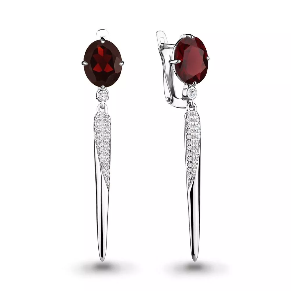 Серьги, серебро, артикул LV4702485А